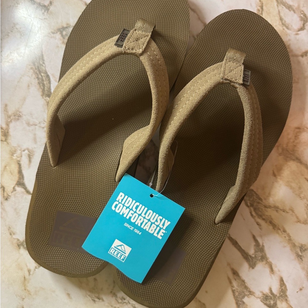 Reef Tan Flip Flops